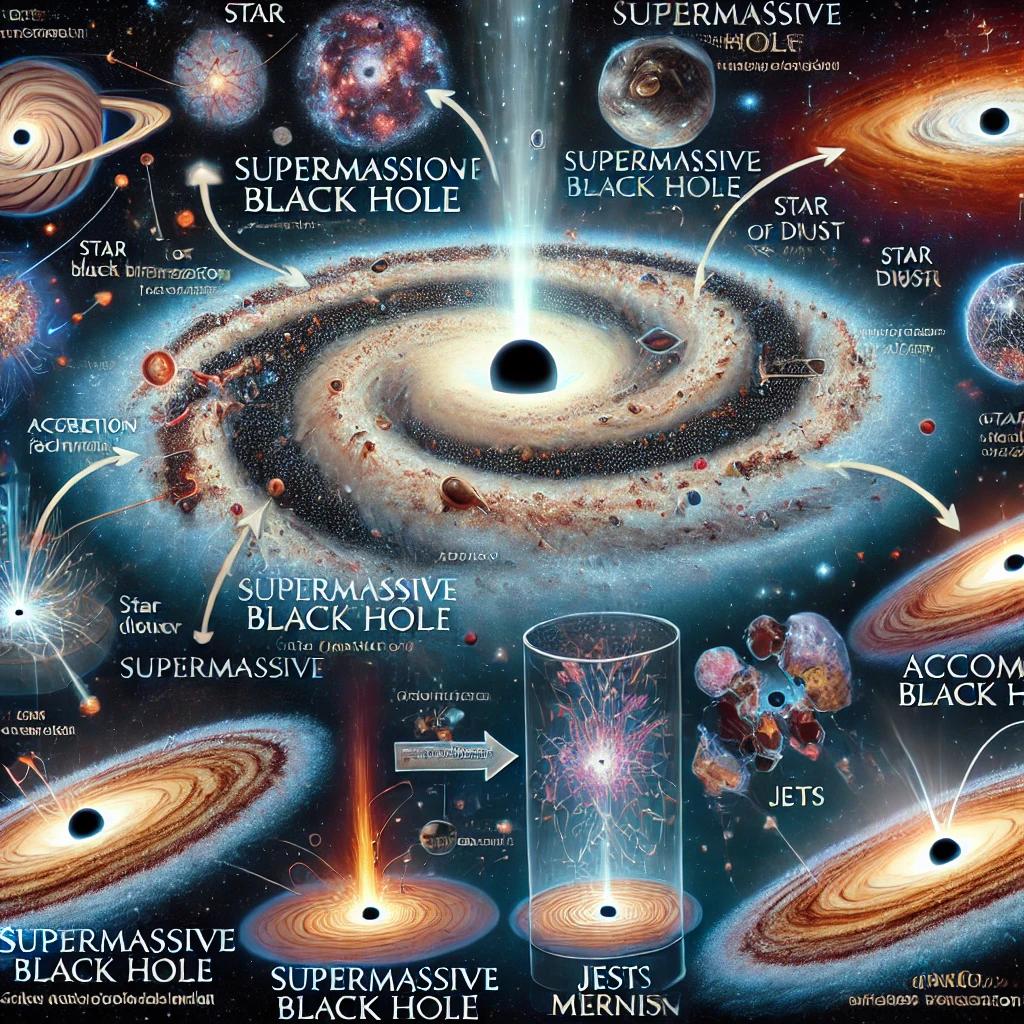 초대질량 블랙홀의 성장 메커니즘과 은하 진화와의 관계 1